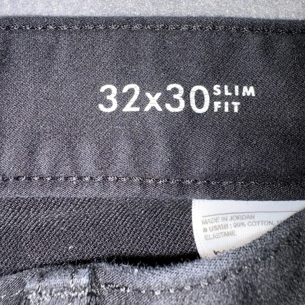 Banana Republic Men's Black Slim Fit Chinos